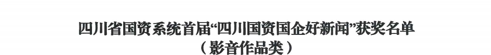 四川省365速发国际集团荣获首届“四川国资国企好新闻”银铜两奖